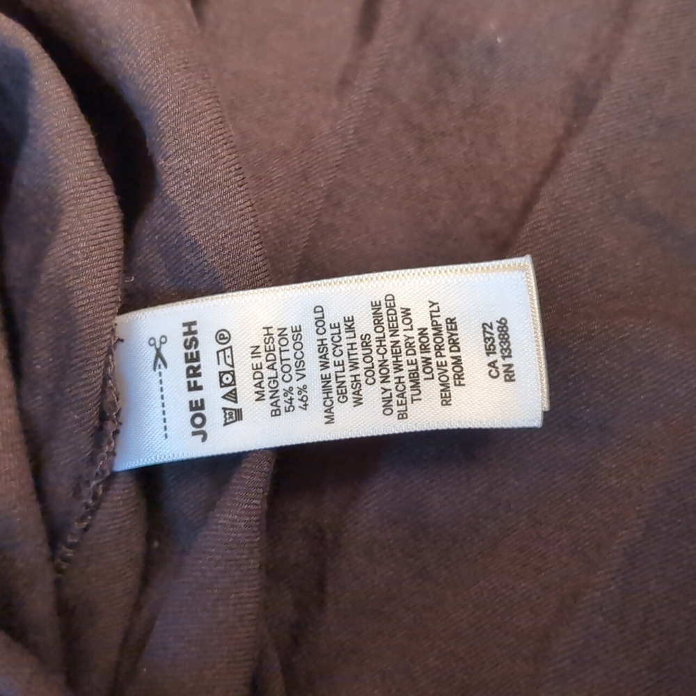 Joe Fresh| NWT Black Button Down Midi Dress Cotton Blend - Picture 13 of 15
